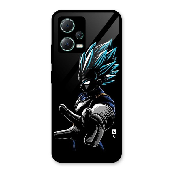 Vegeta Super Saiyan Glass Back Case for Poco X5