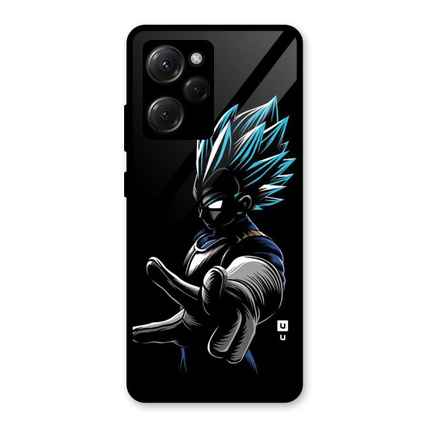 Vegeta Super Saiyan Glass Back Case for Poco X5 Pro