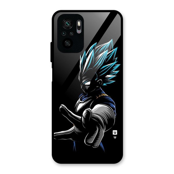 Vegeta Super Saiyan Glass Back Case for Redmi Note 10