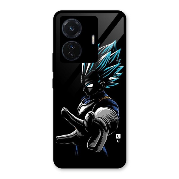 Vegeta Super Saiyan Glass Back Case for Vivo T1 Pro