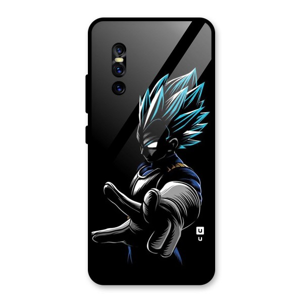 Vegeta Super Saiyan Glass Back Case for Vivo V15 Pro