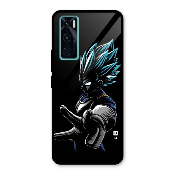 Vegeta Super Saiyan Glass Back Case for Vivo V20 SE