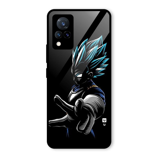 Vegeta Super Saiyan Glass Back Case for Vivo V21 5G