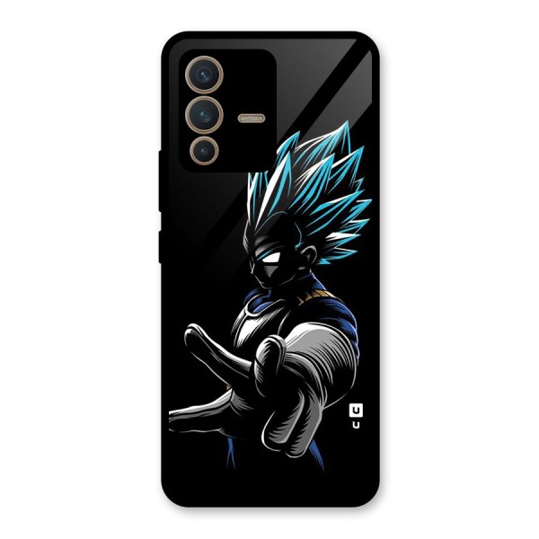 Vegeta Super Saiyan Glass Back Case for Vivo V23 5G