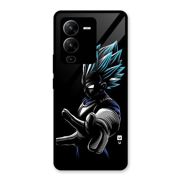 Vegeta Super Saiyan Glass Back Case for Vivo V25 Pro