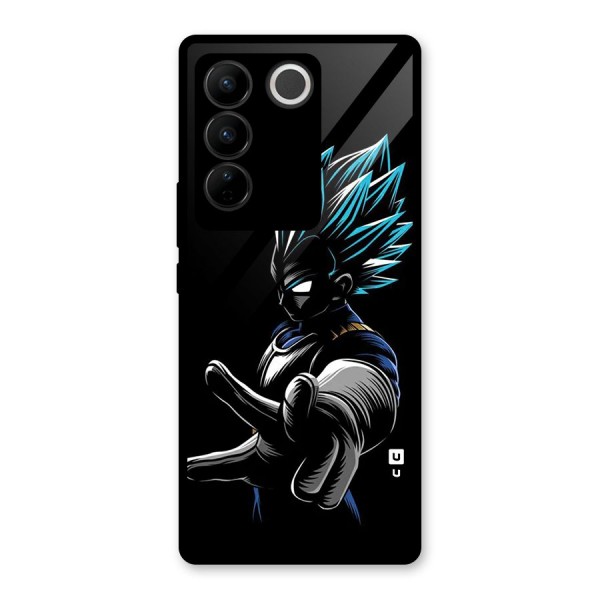 Vegeta Super Saiyan Glass Back Case for Vivo V27 Pro