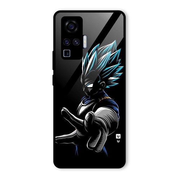 Vegeta Super Saiyan Glass Back Case for Vivo X50 Pro