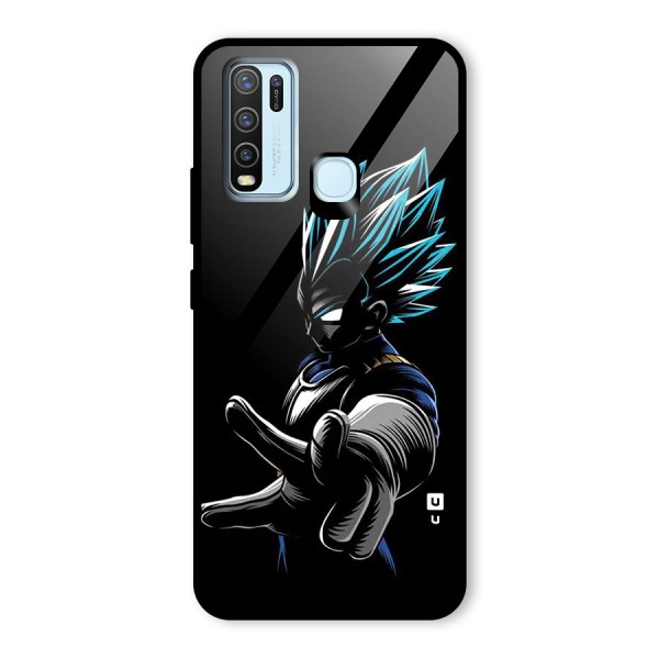 Vegeta Super Saiyan Glass Back Case for Vivo Y30