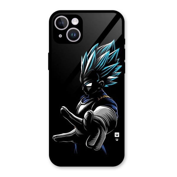 Vegeta Super Saiyan Glass Back Case for iPhone 14 Plus