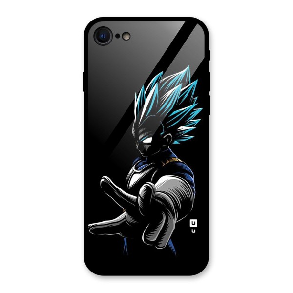 Vegeta Super Saiyan Glass Back Case for iPhone 8