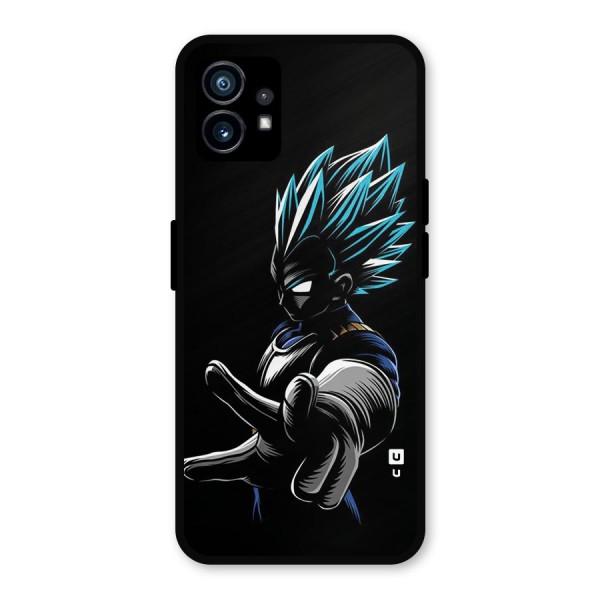 Vegeta Super Saiyan Metal Back Case for Nothing Phone 1