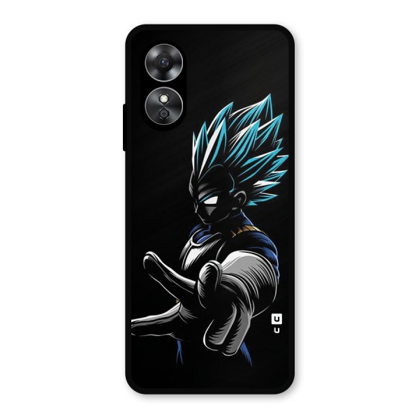 Vegeta Super Saiyan Metal Back Case for Oppo A17