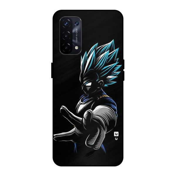 Vegeta Super Saiyan Metal Back Case for Oppo A74 5G