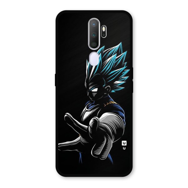 Vegeta Super Saiyan Metal Back Case for Oppo A9 (2020)