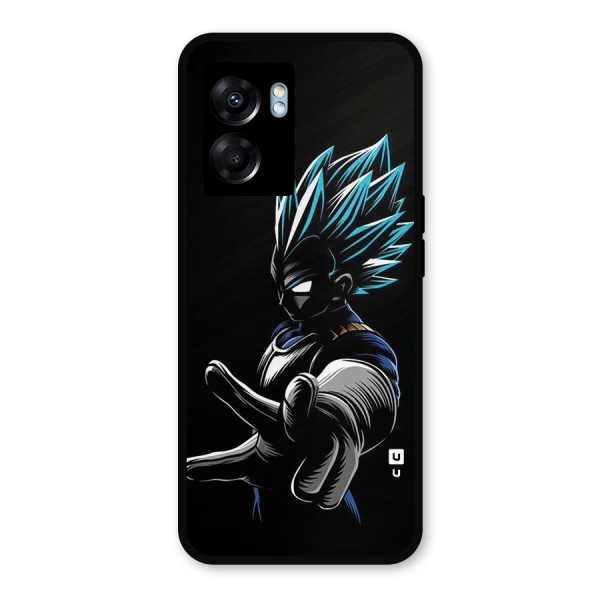 Vegeta Super Saiyan Metal Back Case for Oppo K10 (5G)