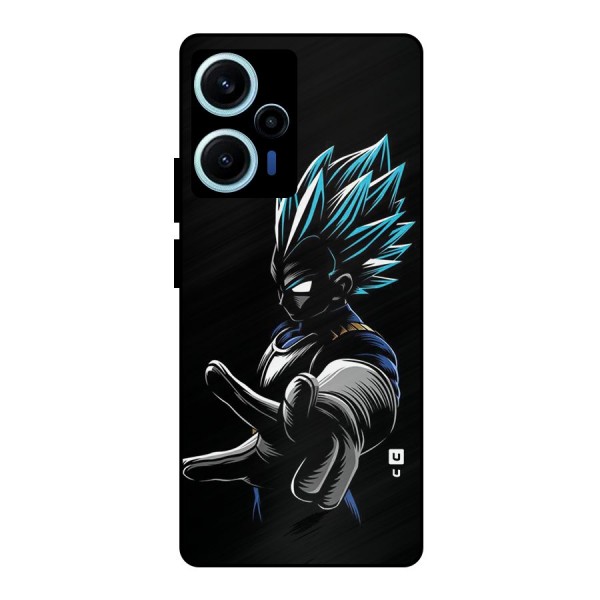 Vegeta Super Saiyan Metal Back Case for Poco F5