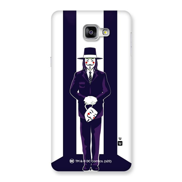 Vendetta Gentleman Holding Mask Illustration Back Case for Galaxy A9