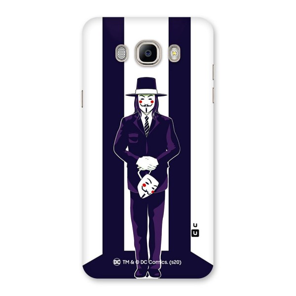 Vendetta Gentleman Holding Mask Illustration Back Case for Galaxy On8