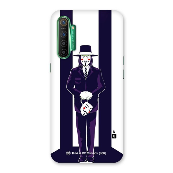 Vendetta Gentleman Holding Mask Illustration Back Case for Realme X2