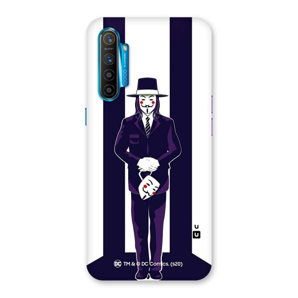 Vendetta Gentleman Holding Mask Illustration Back Case for Realme XT