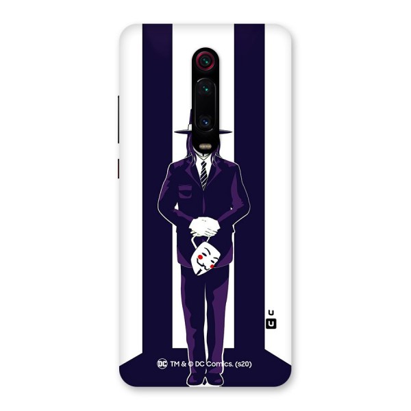 Vendetta Gentleman Holding Mask Illustration Back Case for Redmi K20