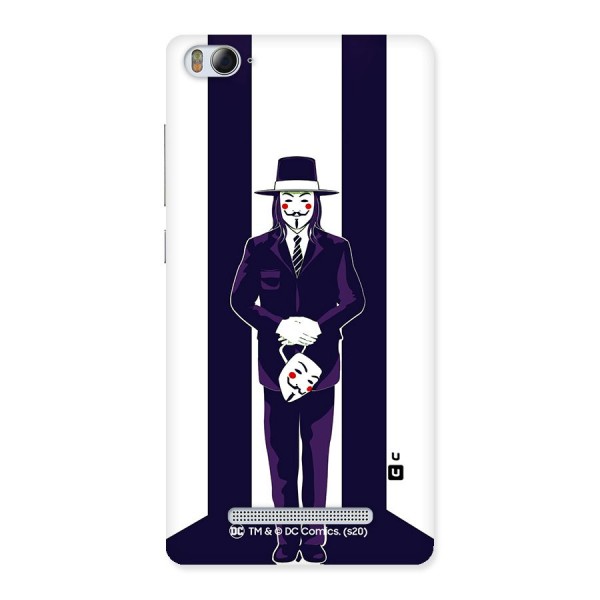 Vendetta Gentleman Holding Mask Illustration Back Case for Xiaomi Mi4i