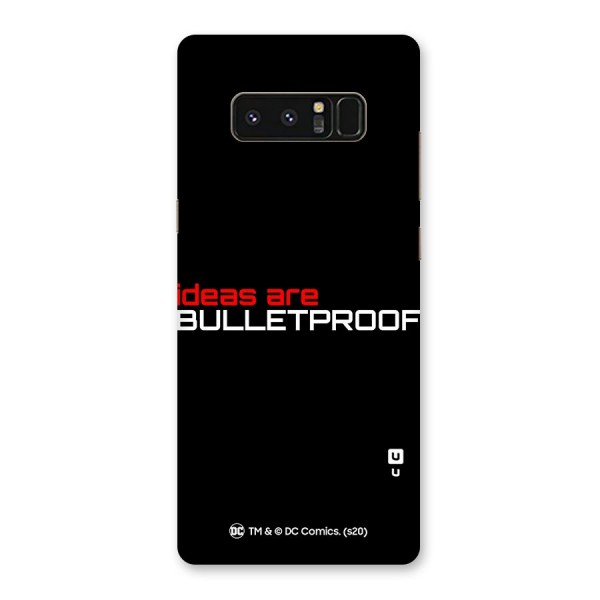 Vendetta Ideas are Bulletproof Back Case for Galaxy Note 8