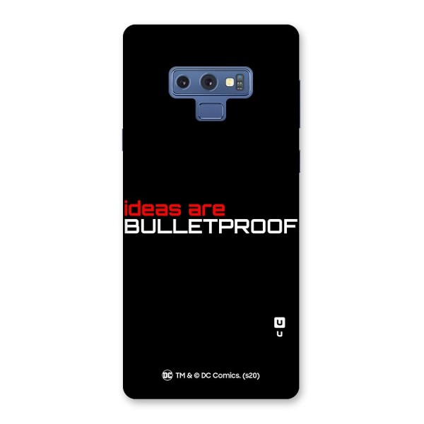 Vendetta Ideas are Bulletproof Back Case for Galaxy Note 9