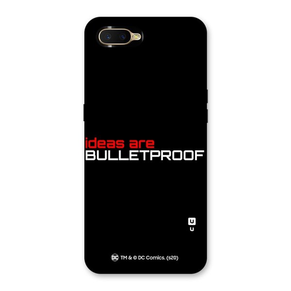 Vendetta Ideas are Bulletproof Back Case for Oppo K1