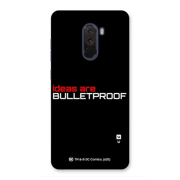 Vendetta Ideas are Bulletproof Back Case for Poco F1