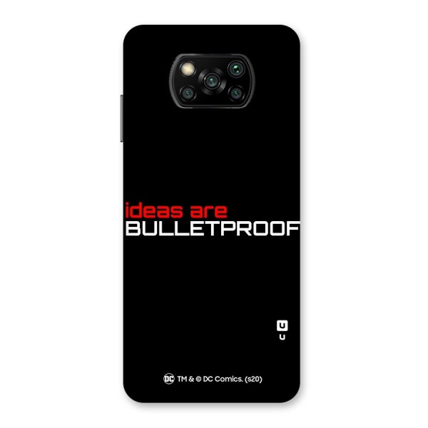 Vendetta Ideas are Bulletproof Back Case for Poco X3