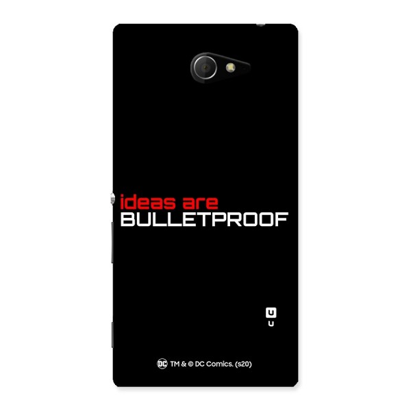 Vendetta Ideas are Bulletproof Back Case for Sony Xperia M2