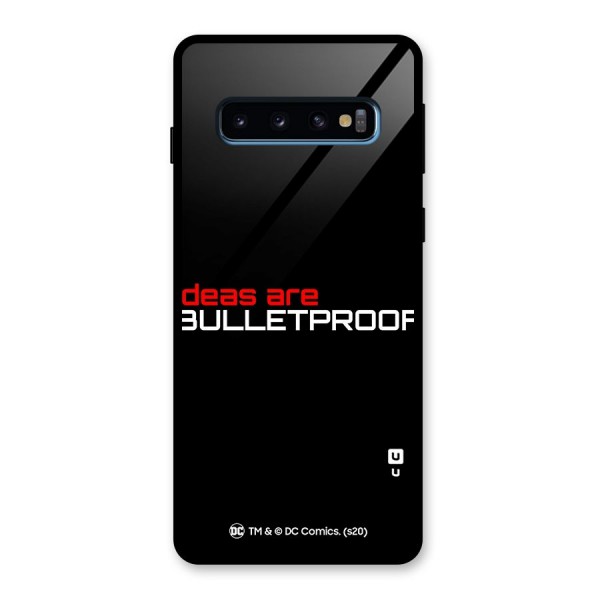 Vendetta Ideas are Bulletproof Glass Back Case for Galaxy S10