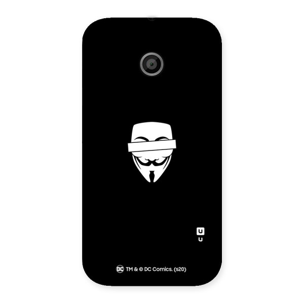 Vendetta Minimal Mask Back Case for Moto E