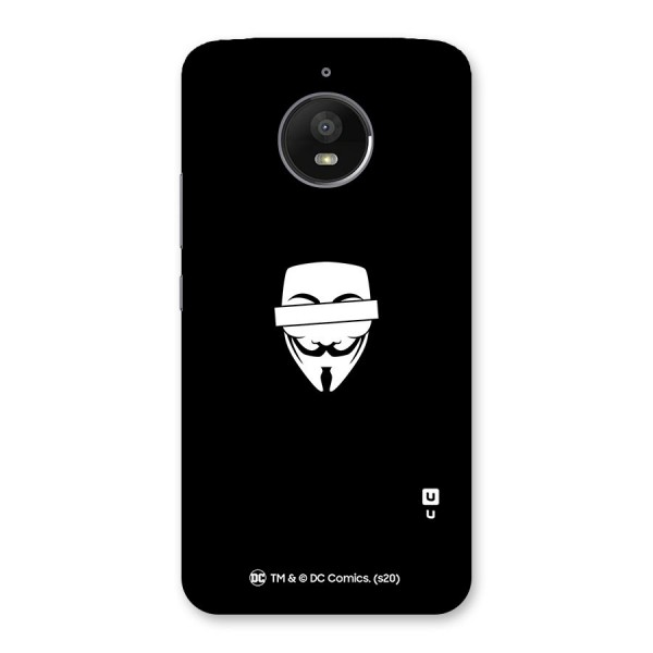 Vendetta Minimal Mask Back Case for Moto E4 Plus