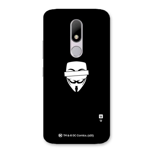 Vendetta Minimal Mask Back Case for Moto M