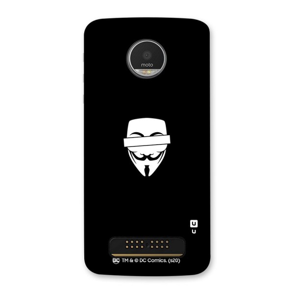 Vendetta Minimal Mask Back Case for Moto Z Play