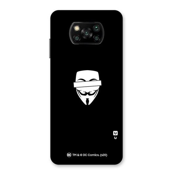 Vendetta Minimal Mask Back Case for Poco X3