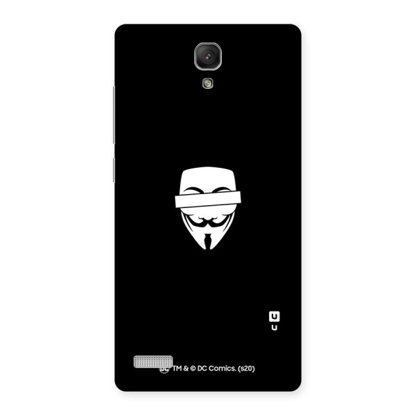 Vendetta Minimal Mask Back Case for Redmi Note