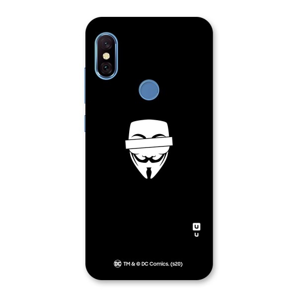 Vendetta Minimal Mask Back Case for Redmi Note 6 Pro