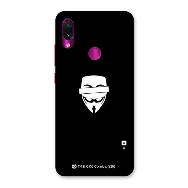 Vendetta Minimal Mask Back Case for Redmi Note 7 Pro