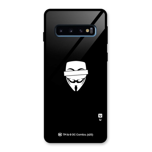 Vendetta Minimal Mask Glass Back Case for Galaxy S10