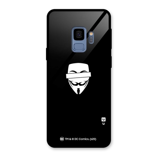 Vendetta Minimal Mask Glass Back Case for Galaxy S9