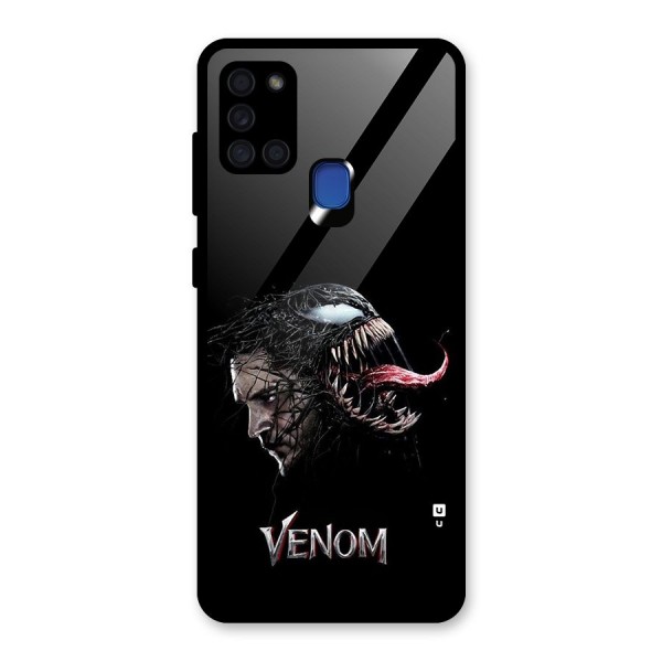 Venom Rage Glass Back Case for Galaxy A21s