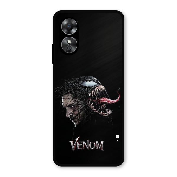 Venom Rage Metal Back Case for Oppo A17