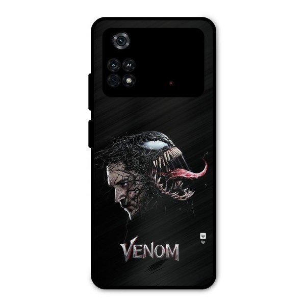 Venom Rage Metal Back Case for Poco M4 Pro 4G