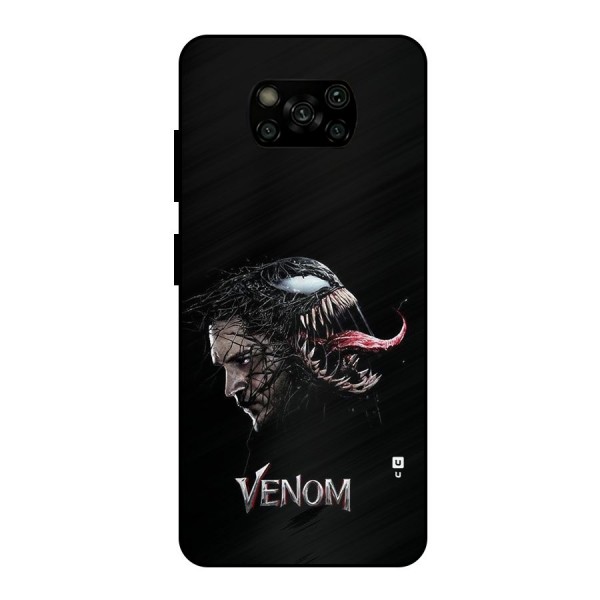 Venom Rage Metal Back Case for Poco X3