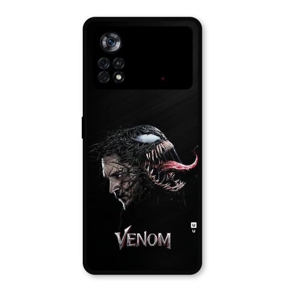 Venom Rage Metal Back Case for Poco X4 Pro 5G