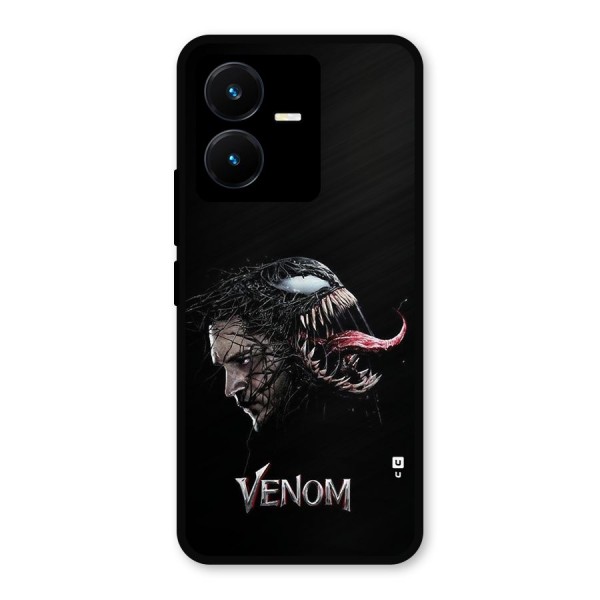 Venom Rage Metal Back Case for Vivo Y22s