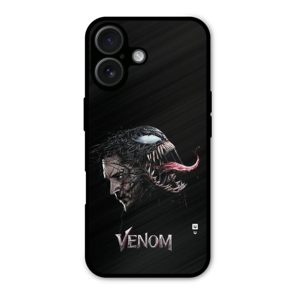 Venom Rage Metal Back Case for iPhone 16